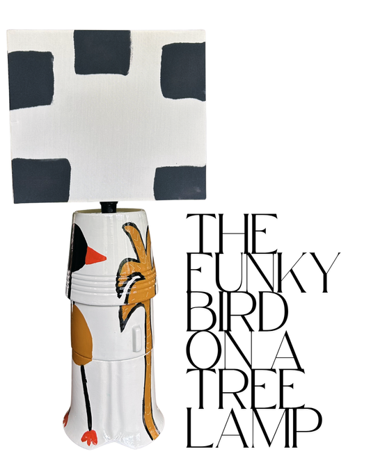 The Funky Bird on a Tree Lamp