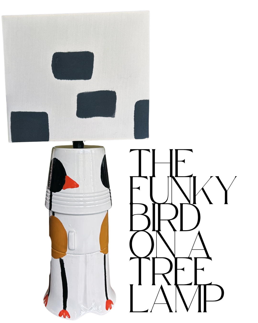 The Funky Bird on a Tree Lamp