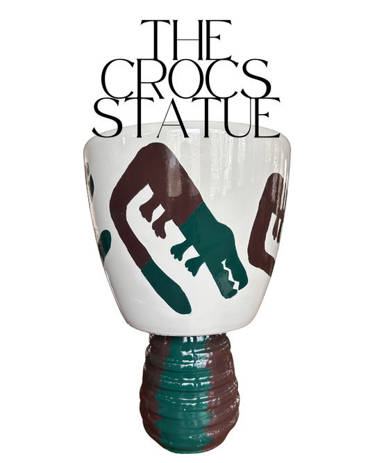 The Crocs Statue