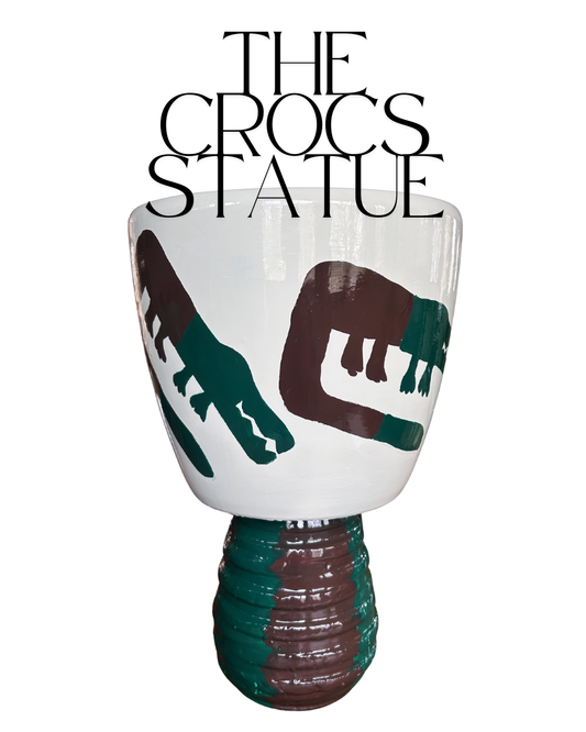 The Crocs Statue
