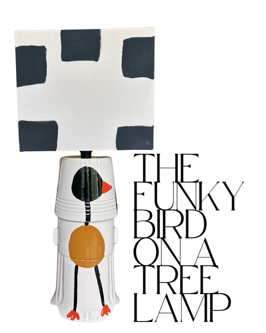 The Funky Bird on a Tree Lamp